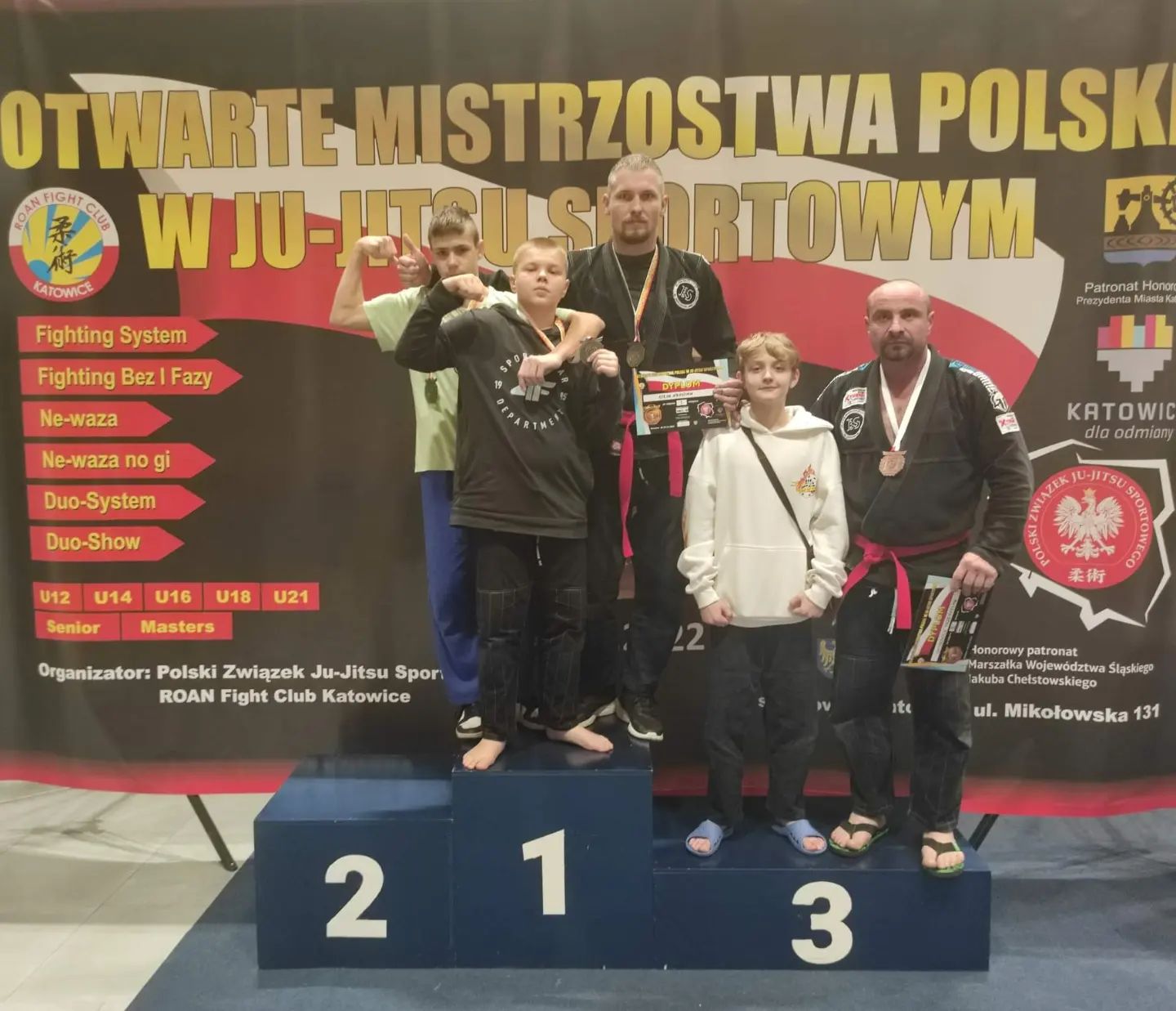 Mistrzostwa Polski Ju-Jitsu katowice BJJ - KS Stein Rydułtowy