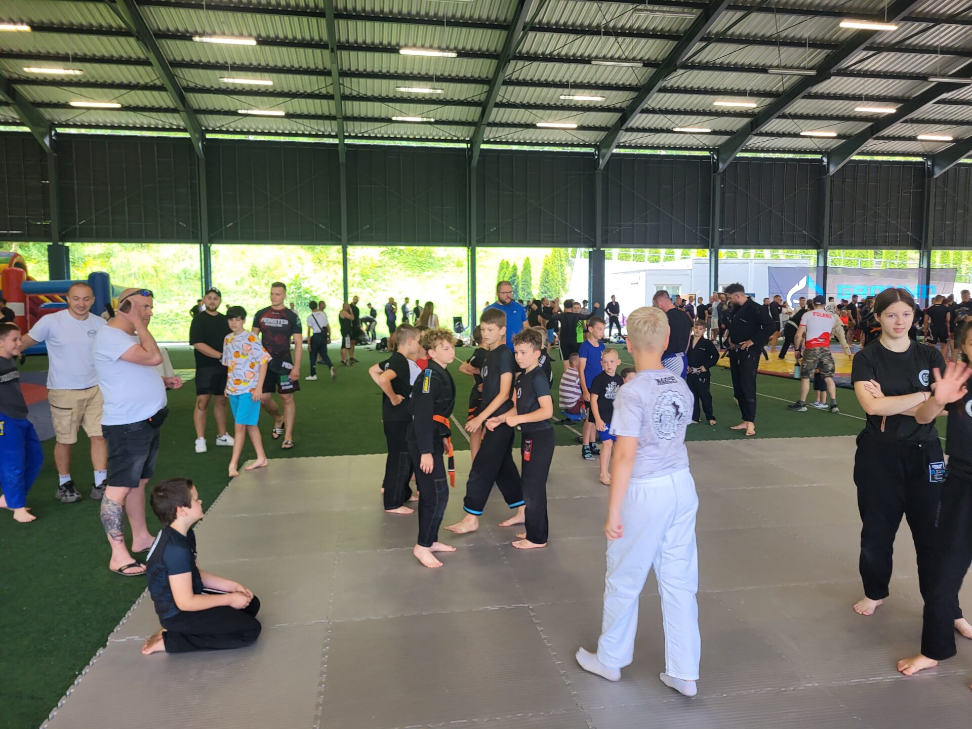 Kulanie na lufcie - czyli sparingi BJJ - klub sportów walk rydułtowy