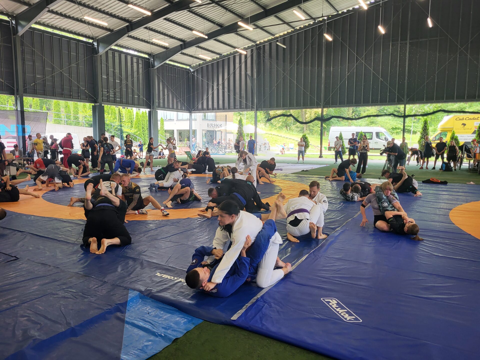 Kulanie na lufcie - czyli sparingi BJJ - klub sportów walk rydułtowy